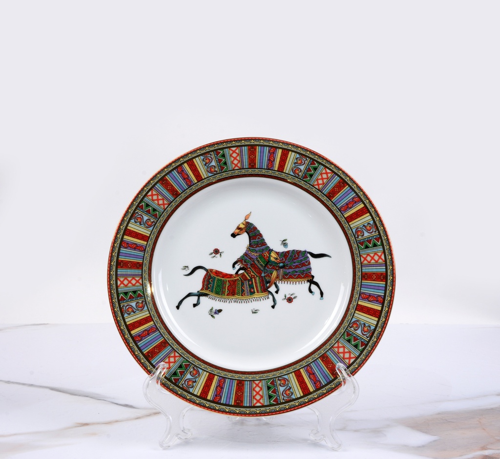 A 71-piece porcelain dinner set