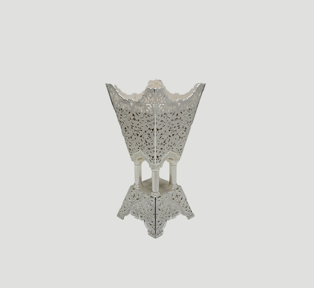 Silver incense burner