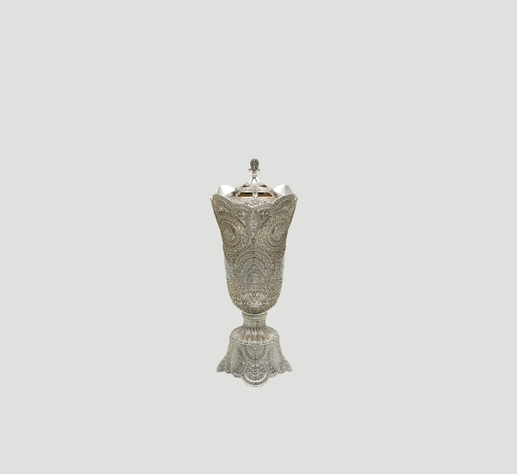 Silver incense burner