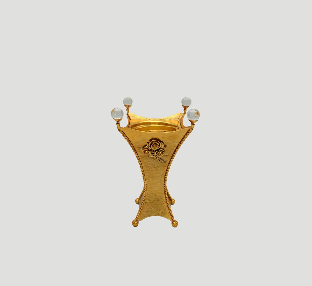 Golden incense burner