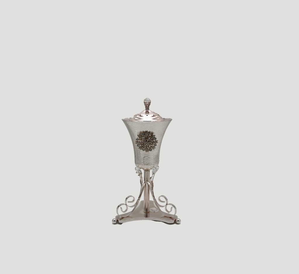 Silver incense burner