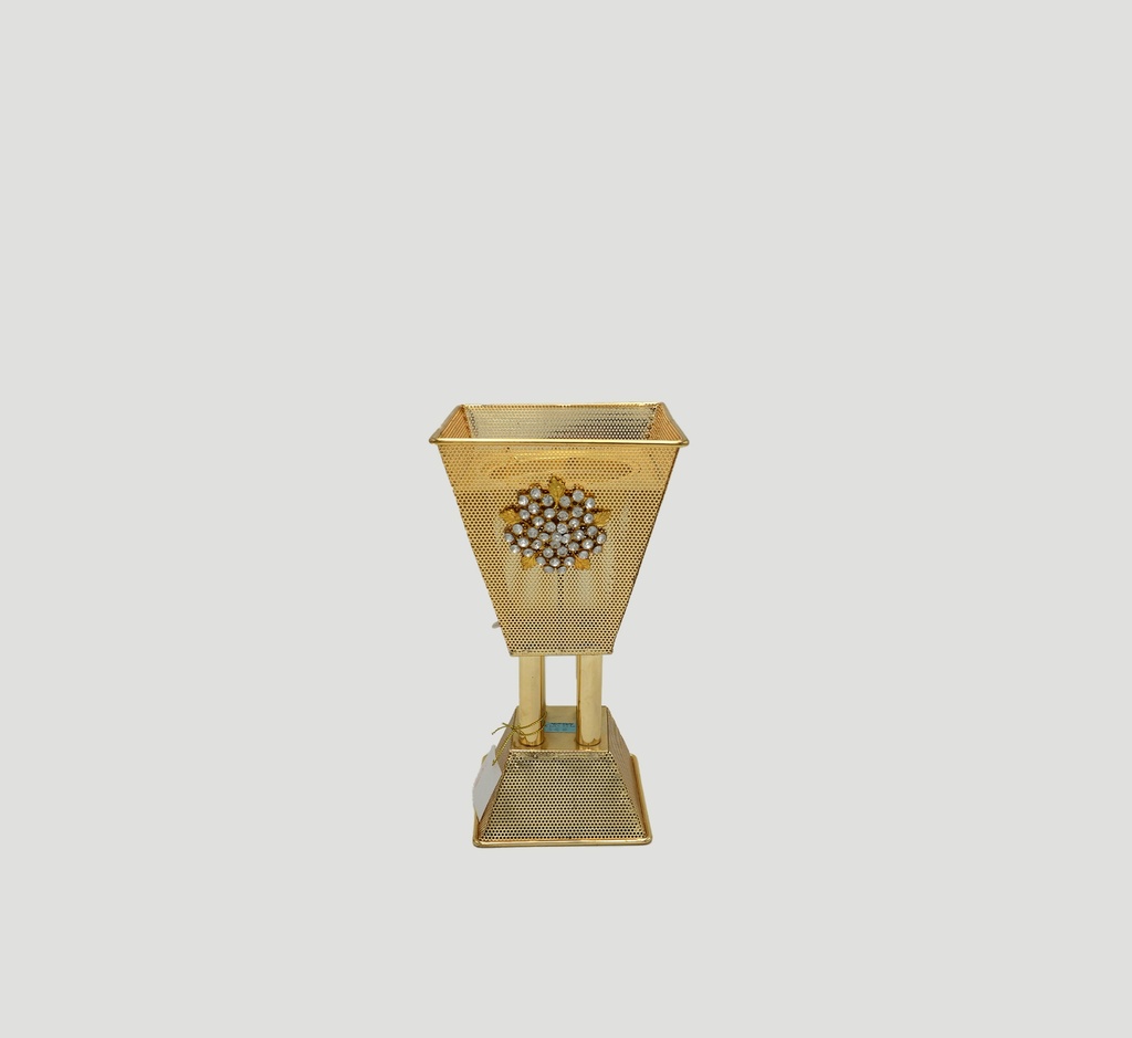 Golden incense burner
