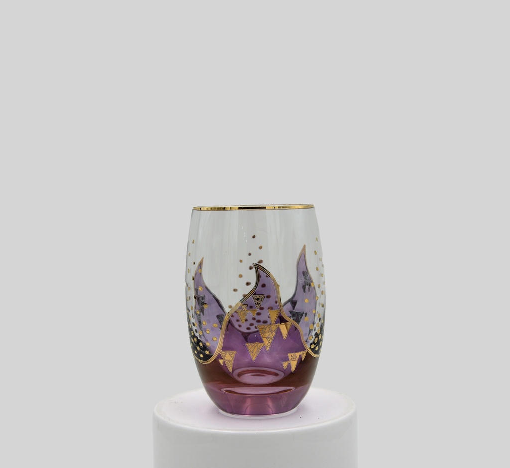 Crystal juice glasses