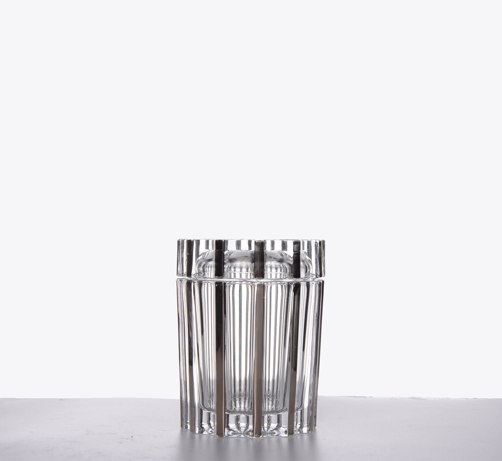 tall crystal bowl