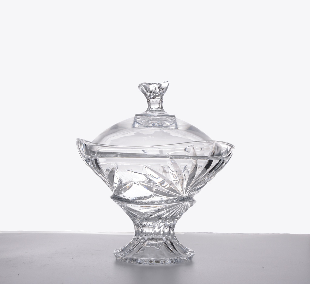 Crystal covered dish