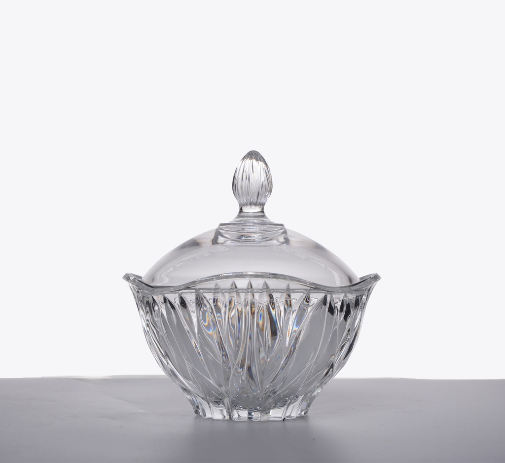 Crystal covered dish