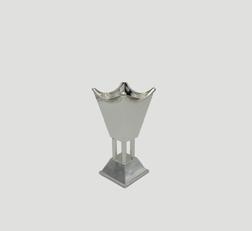 [SPAL-4067-SR-WOK] Silver incense burner