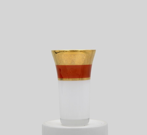 [NO. 12312RED/G] كاسات ماء كريستال