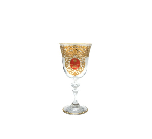 [G 380 - Z 52] Crystal juice tumblers with a base