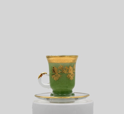 [NO.2234L-GR] Tea cups with plates