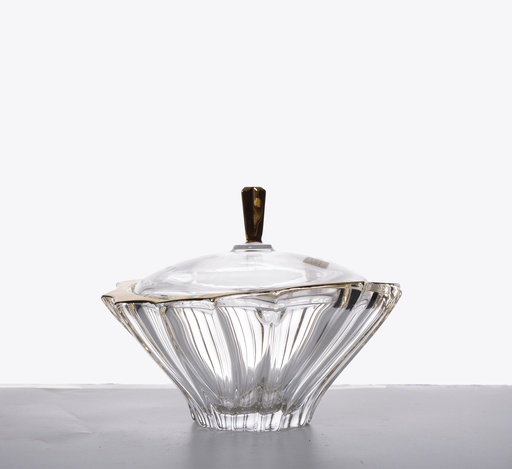 [AS 0013 PLANTICA G0LD] crystal bowl
