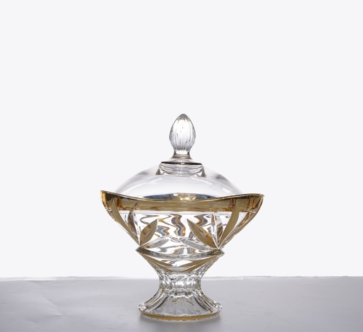 [398988-G] CRYSTAL BOWL GOLD PLATED